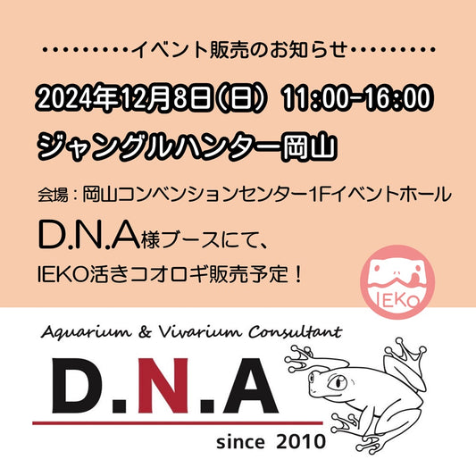 2024年12月8日ジャングルハンター岡山で販売!