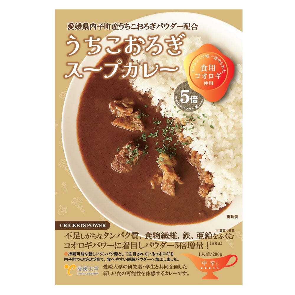 送料無料*【ヒト用】うちこおろぎスープカレー2個セット